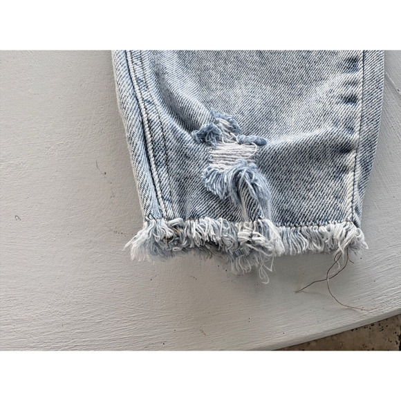 Tinseltown Hi-Rise The Mom Jean Juniors’ Size 5 Power Wash Blue - Picture 4 of 5